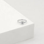 Load image into Gallery viewer, Linda Tahija North Star Diamond Signet Ring - 9K Small