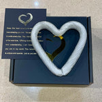 Load image into Gallery viewer, Glass Heart - White