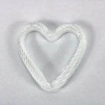 Load image into Gallery viewer, Glass Heart - White