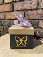 Load image into Gallery viewer, Glass Butterfly - Pink & Blue