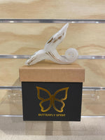 Load image into Gallery viewer, Glass Butterfly - White