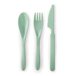 Load image into Gallery viewer, Wheat Straw Cutlery Set - Aqua