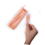 Load image into Gallery viewer, Wheat Straw Cutlery Set - Peach