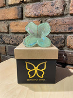 Load image into Gallery viewer, Glass Butterfly - Green