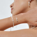 Load image into Gallery viewer, Linda Tahija Tidal Pearl Bracelet - Sterling Silver