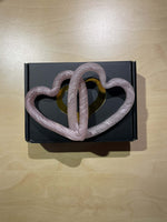 Load image into Gallery viewer, Caravel Glass Double Heart - Pink