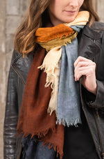 Load image into Gallery viewer, Yoko Fashion Scarf AY01- Ayaka 100% Australian Merino Wool