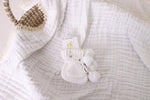 Load image into Gallery viewer, Confetti Kidz Baby Knit Booties - Poms Milk (0-6 Months)