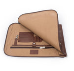 Load image into Gallery viewer, Henk Berg Leather Zip Folio - Brown