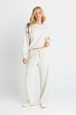 Load image into Gallery viewer, Betty Basics Marcy Trackpant - Grey Marle