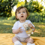 Load image into Gallery viewer, FehnNATUR Soft Ring Rattle - Bear