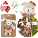 Load image into Gallery viewer, FehnNATUR Soft Ring Rattle - Hare