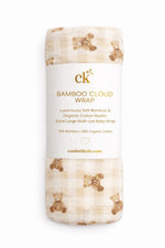 Load image into Gallery viewer, Confetti Kidz Bamboo Cloud Wrap - Gingham Teddy