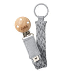 Load image into Gallery viewer, BIBS Pacifier Clip - Cloud/Iron