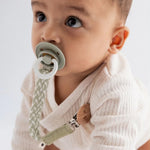 Load image into Gallery viewer, BIBS Pacifier Clip - Cloud/Iron
