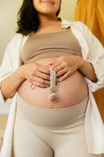 Load image into Gallery viewer, BIBS Pacifier Clip - Cloud/Iron