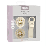 Load image into Gallery viewer, BIBS Pacifier & Clip Gift Set Size 1 - Ivory
