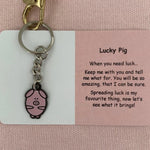 Load image into Gallery viewer, Little Joys Keyring - Lucky Pig