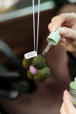 Load image into Gallery viewer, Grace and James Bloom Collection Felt Air Freshener - Yuzu, Lime & Coconut