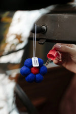 Load image into Gallery viewer, Grace and James Bloom Collection Felt Air Freshener - Raspberry & Pomegranate