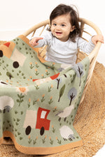 Load image into Gallery viewer, Indus Design Baby Blanket - Up Country
