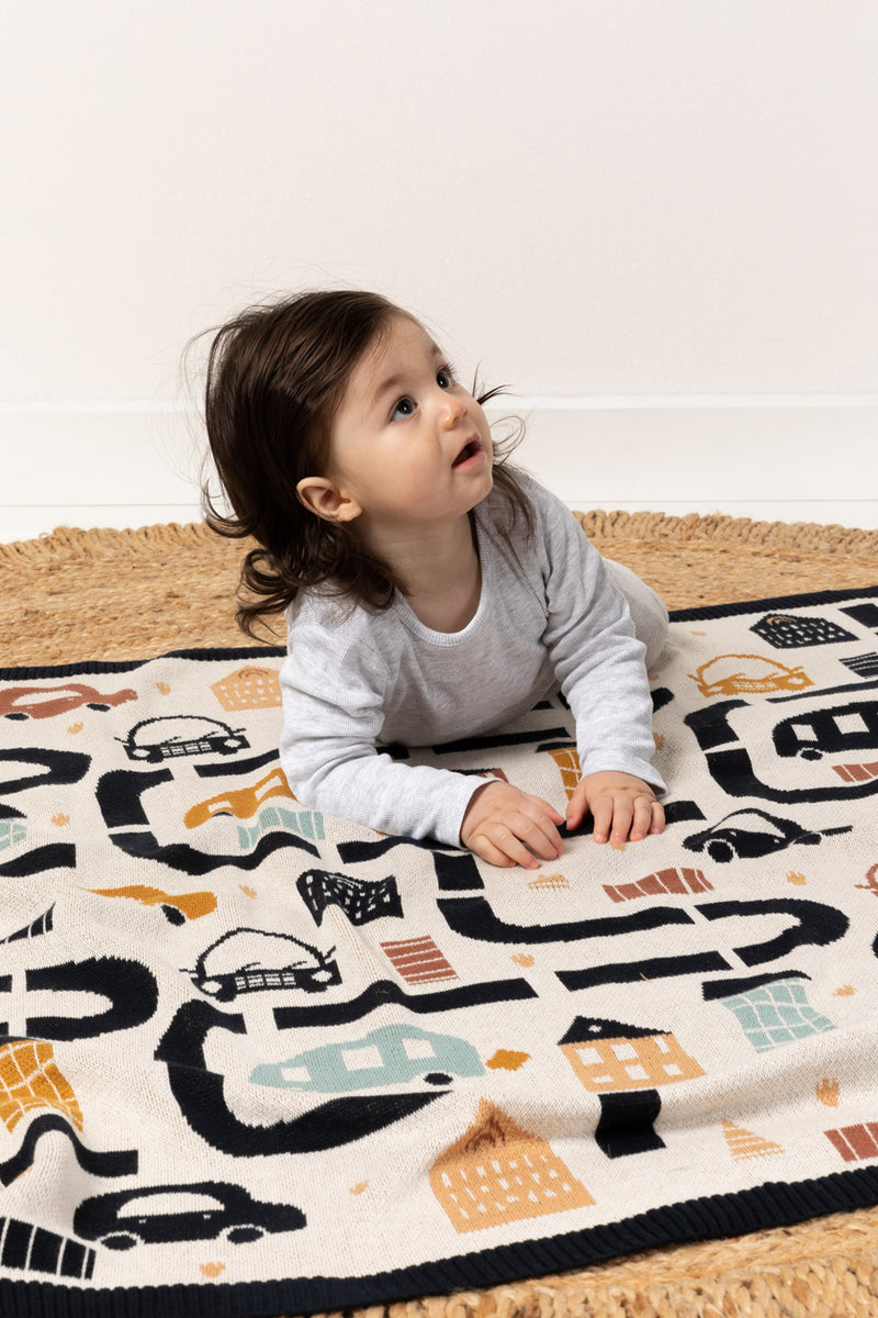 Indus Design Daisy Baby Blanket