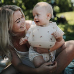 Load image into Gallery viewer, Mushie Silicone Bib - Rainbow