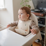 Load image into Gallery viewer, Mushie Silicone Bib - Dinosaurs