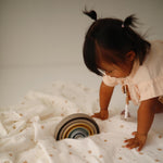 Load image into Gallery viewer, Mushie Rainbow Stacker Toy - Hillside