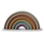 Load image into Gallery viewer, Mushie Rainbow Stacking Toy - Tropical