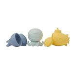 Load image into Gallery viewer, LouLou Lollipop Silicone Bath Toy Set - Ocean Wonder