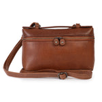 Load image into Gallery viewer, Dusky Robin Classic Collection Heidi Crossbody Clutch - Walnut