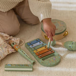 Load image into Gallery viewer, Little Dutch Safari Friends Music Set - Green