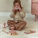 Load image into Gallery viewer, Little Dutch Safari Friends Music Set - Pink