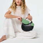 Load image into Gallery viewer, Fox and Leo Eye Catcher Charm with Microfibre Cleaning Cloth - Sage