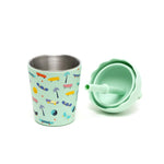 Load image into Gallery viewer, Chino Club Mini Smoothie Cup & Straw 200ml - Skate Green