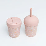 Load image into Gallery viewer, Chino Club Stainless Steel Coffee Cup 8oz - Pink Daisy