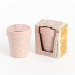 Load image into Gallery viewer, Chino Club Stainless Steel Coffee Cup 8oz - Pink Daisy