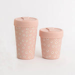 Load image into Gallery viewer, Chino Club 12oz Stainless Steel Coffee Cup - Pink Daisy