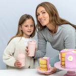 Load image into Gallery viewer, Chino Club 12oz Stainless Steel Coffee Cup - Pink Daisy