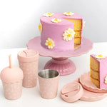 Load image into Gallery viewer, Chino Club 12oz Stainless Steel Coffee Cup - Pink Daisy