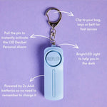 Load image into Gallery viewer, Kepler Keychains Personal Safety Alarm - Blue
