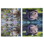 Load image into Gallery viewer, Ashdene Kitchen Tea Towels 2 pk Babies Of The Bush Collection - Kangaroo & Wombat