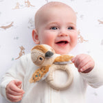 Load image into Gallery viewer, Living Textiles Ring Rattle Australiana - Kenny the Kookaburra
