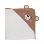 Load image into Gallery viewer, Living Textiles Organic Hooded Towel - Cuddly Bear