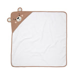 Load image into Gallery viewer, Living Textiles Organic Hooded Towel - Cuddly Bear