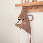 Load image into Gallery viewer, Living Textiles Organic Hooded Towel - Cuddly Bear