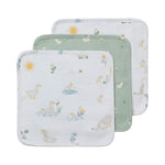Load image into Gallery viewer, Living Textiles Organic Wash Cloths 3pk - Goosey Goosey
