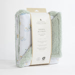 Load image into Gallery viewer, Living Textiles Jersey Sherpa Blanket - Goosey Goosey