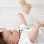 Load image into Gallery viewer, Living Textiles 2pk Stroller Toys - Cuddly Bear
